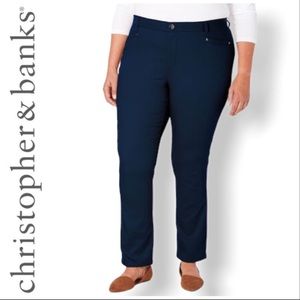 Christopher and Banks Navy blue Trousers Size 20W